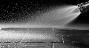 Close-up of the MEXERRIS 360° mop head.