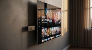 Best Streaming Devices for Netflix and Prime Video in 2026 Best streaming devices for Netflix 2026 featuring the Fire TV Stick 4K Max plugged into a high-end 4K TV.