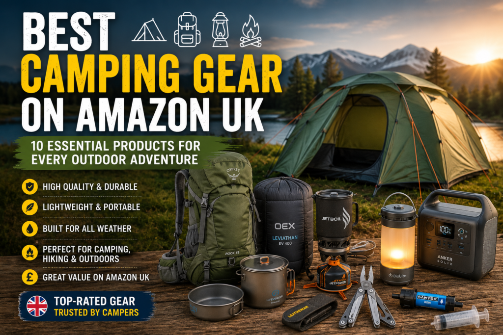 Best Camping Gear on Amazon UK