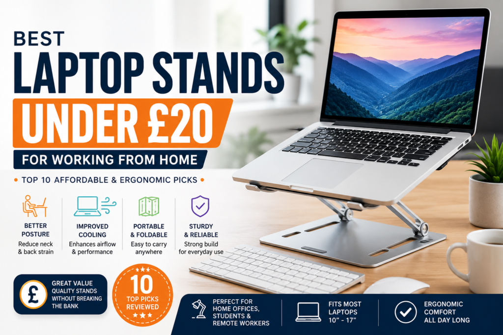Best Laptop Stands Under £20 for Working from Home