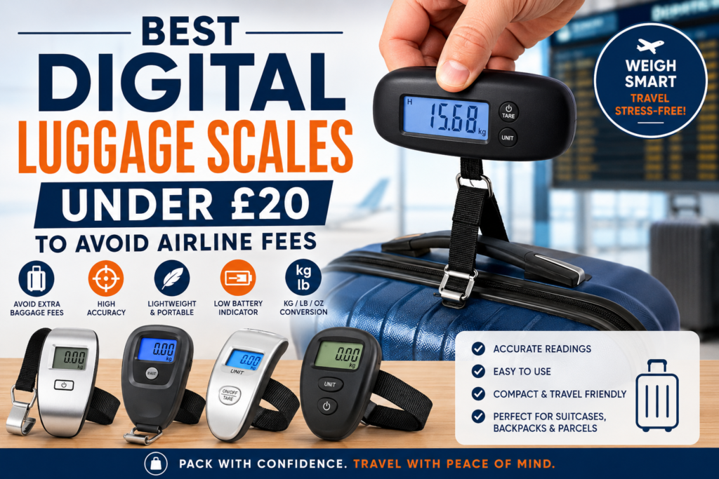 Best Digital Luggage Scales Under £20 to Avoid Airline Fees