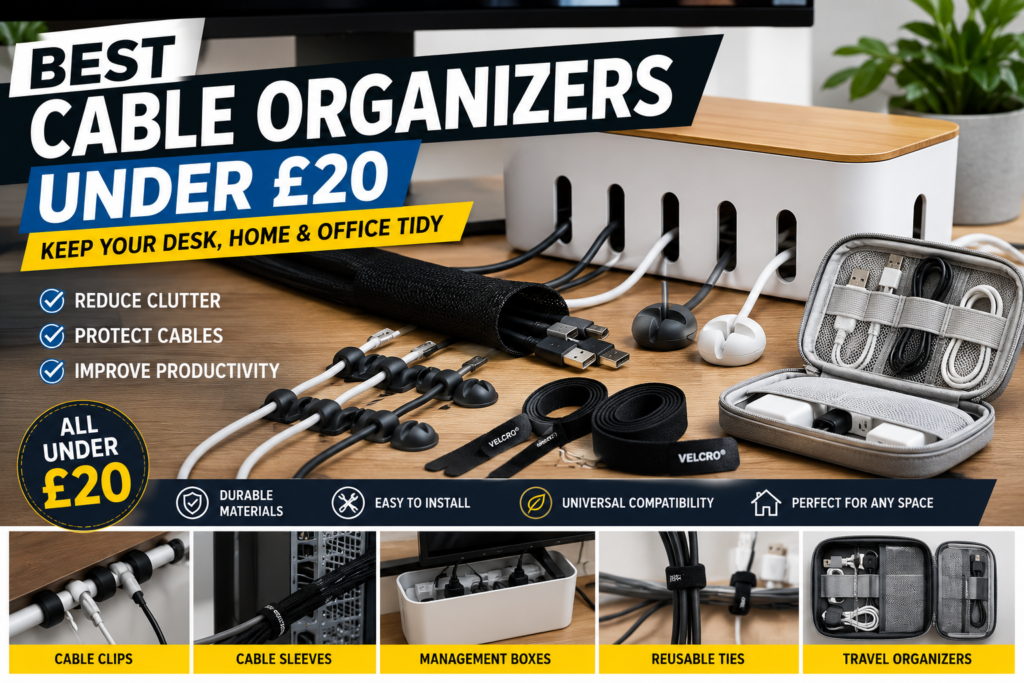 Best Cable Organizers Under £20: The Ultimate UK Buying Guide