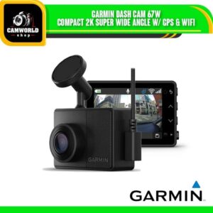 Garmin Dash Cam 67W Compact 2K Super Wide Angle W_ GPS & WiFi